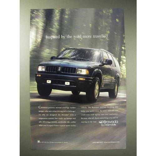 1997 Oldsmobile Bravada Ad - Road More Travelled