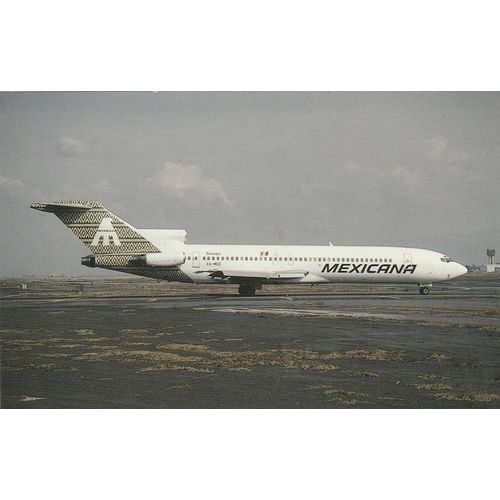 Mexicana Boeing B727 264 Civil Aviation Postcard (A25177)