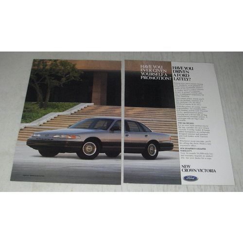 1991 Ford Crown Victoria Ad - Have you ever given yourself a promotion?