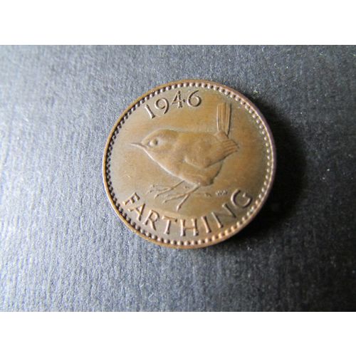 1946 GEORGE VI FARTHING FREE POST. H
