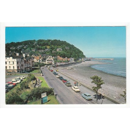 North Hill and Harbour Minehead Postcard Somerset 6153