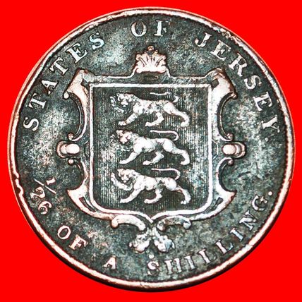 GREAT BRITAIN (1841-1861): JERSEY ★ 1/26 SHILLING 1841! LOW START★NO RESERVE