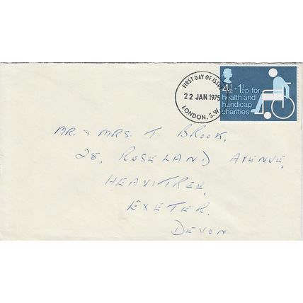 GB 1975 Year of the Disabled FDC London SW pm