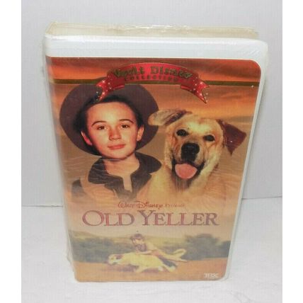 New Sealed VHS Tape Vault Disney Collection Old Yeller VHS Clamshell Case