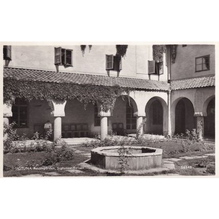Sigtuna Rosengarden Sweden Real Photo Postcard