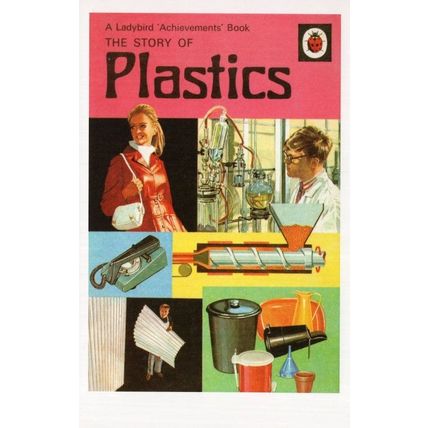 The Story of Plastics Factory Industry Ladybird Book Postcard