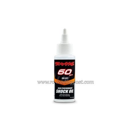 TRA5035 TRAXXAS Shock Oil (60 wt, 700 cSt, 60cc) (silicone) 2 fl.oz/60ml
