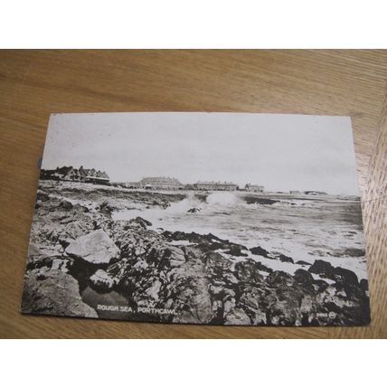 1930 fr Postcard - Rough Sea @ Porthcawl - Bridgend, Glamorgan