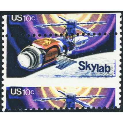 1529, MNH 10¢ Massive Perforation Shift Error - Skylab .. Stuart Katz