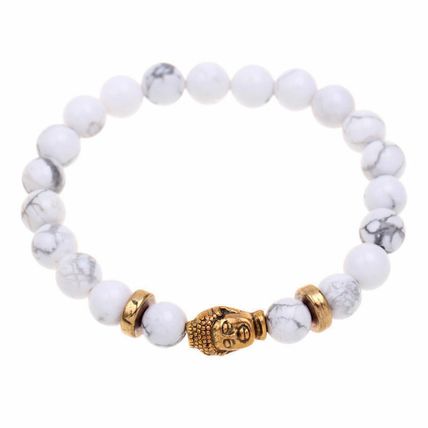 Buddha Bracelet Tigers Eye Spiritual White Turquoise Bead Buddha Bracelet