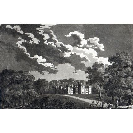 BELL HOUSE 1800 Aveley Essex - I.Baker ANTIQUE ENGRAVING