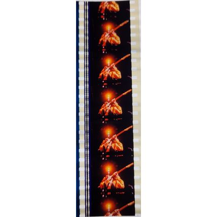 Jimi Hendrex. Pk MTP - C075w . 1 STRIP OF 5 - 35MM FILM CELLS. A very rare strip