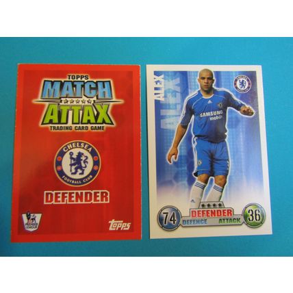 ALEX - Chelsea Match Attax 2007/08 Football Card