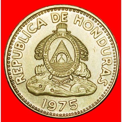 Ⰶ GREAT BRITAIN (1976-1989): HONDURAS★ 5 CENTAVOS 1975 1821★LOW START★NO RESERVE