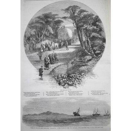 Illustrated London News, July 30, 1859. Railway Map of Lower Egypt; Mantua; etc