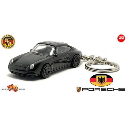 RARE KEYCHAIN BLACK PORSCHE 911 CARRERA
