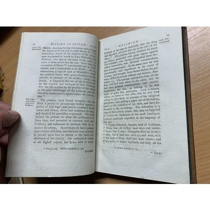 RARE* 1800 "HISTORY OF GREAT BRITAIN 1399-1485" ROBERT HENRY VOL 10 BOOK (P5)