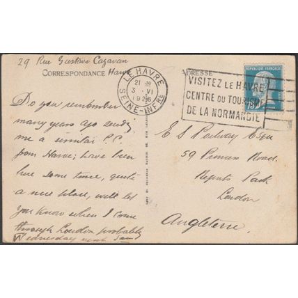 Le Pain de Sucre, Sainte-Adresse, 1926 - Lévy et Neurdein CPA LL73