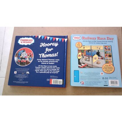 THOMAS & FRIENDS - 2 Book Bundle: Hooray for Thomas! & Railway Race Day (H/Bs)