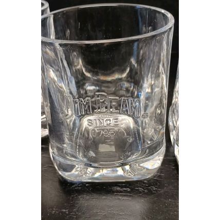 Set Of 4 Jim Beam Double Old Fashion / Rocks Glasses-10 Oz-NEW-FAST SHIPPING