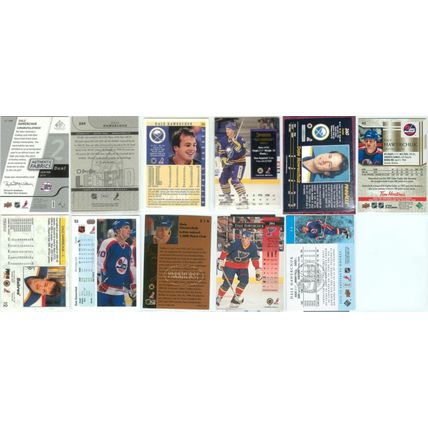 Dale Hawerchuk 10x card lot incl Dual Jersey