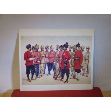 PIONEER REGIMENTS by A C Lovett postcard National Army Museum =