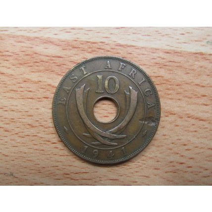 East Africa 1941 MINT ERROR 10 Cent Coin
