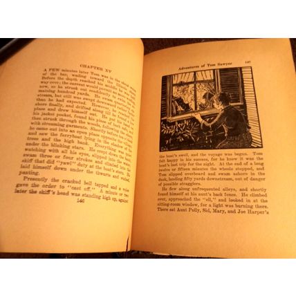 Childrens Book The Adventure Of Tom Sawyer By Samuel L. Clemens 1931 Great Shape