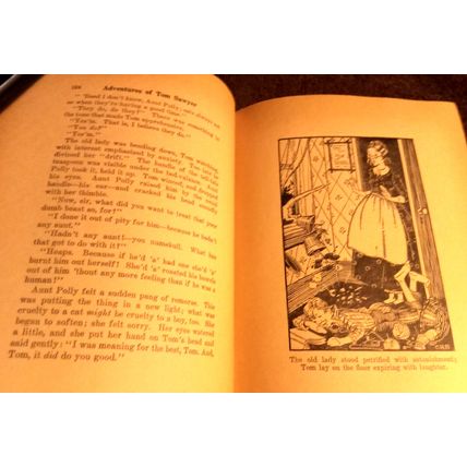 Childrens Book The Adventure Of Tom Sawyer By Samuel L. Clemens 1931 Great Shape