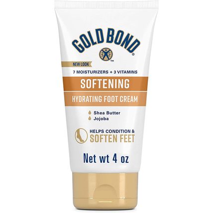 Gold Bond Softening Foot Cream, 4 Oz., with Shea Butter to Soften Rough & Dry