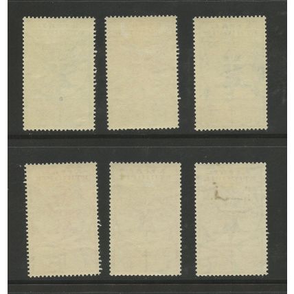 Ethiopia B21-B26, 1951 Anti-Tuberculosis,, VF, Mint, OG, VLH, DG (ETH204)