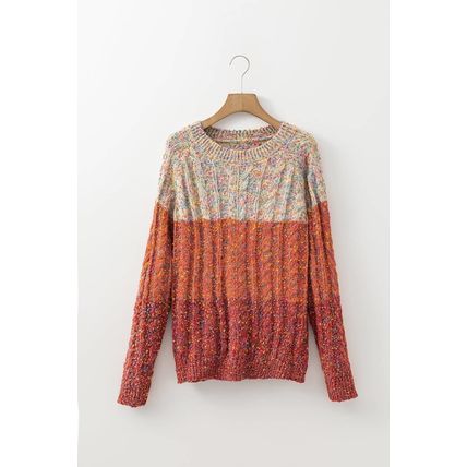 Multicolour Colorful Confetti Wool Ball Knitted Sweater