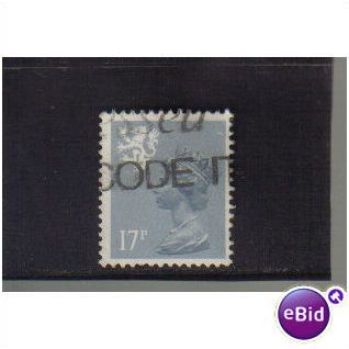 1971 GB WALES 84 17P BLUE F/U SG W44