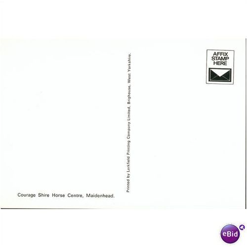 GB Postcard - Courage Shire Horse Centre, Maidenhead -2