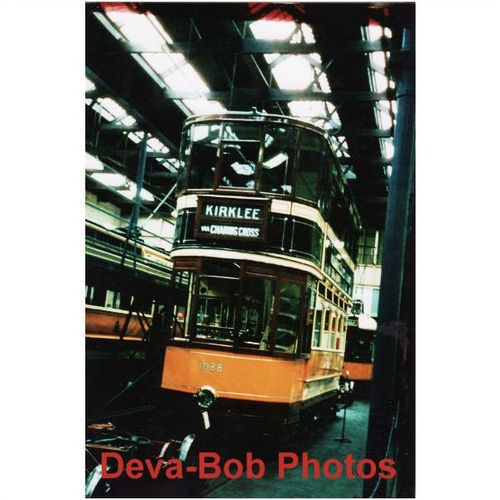 Tram Photo GLASGOW Corporation Tramways Standard Hex Dash Tramcar Car 1088