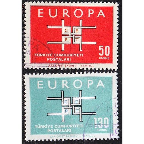 TÜRKEI TURKEY [1963] MiNr 1888-89 ( O/used ) CEPT