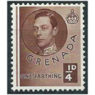 Grenada 1937 SG152 1/4d Brown Mounted Mint . ..