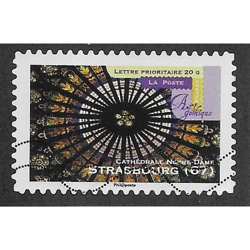 FRA 2011 (58c) 'GOTHIC ART - STRASBOURG 67' FINE USED (EBID56-562)