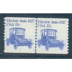 1906 17c Electric Auto Fine MNH Dry Gum CNP Left 1 P0154