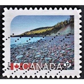 CANADA, 2014 'P' Miguasha National Park, SG 3005 (Scott #2722), used