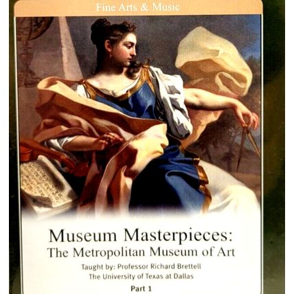 Great Courses: Museum Masterpieces The Metropolitan of Art 4 DVD with Book