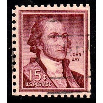 USA 1954 Personalities John Jay 15c Used Stamp