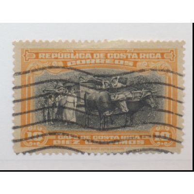 Costa Rica Stamp Scott #244, Used