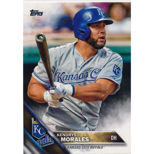 2016 Topps Baseball 70 Kendrys Morales Kansas City Royals