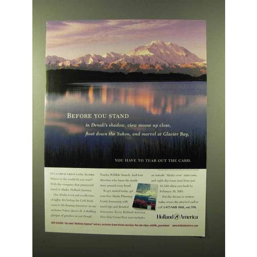 2000 Holland America Cruise Ad - Before You Stand