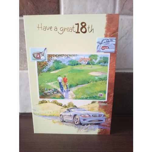 18th Birthday Card - Have a great 18th - 001