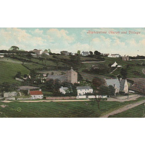 Bishopstone Church & Village Hampshire Postcard (HAM77014)