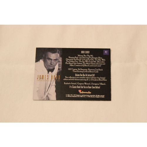 Roger Moore/Sean Connery 1996 Inkspot 007 CONNOISSEUR'S COLLECTION VOLUME 2 PROM