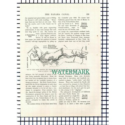 (7472) The Panama Canal ~ c.1920s 21-Side Article