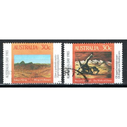 Sg961 - Sg962 1985 Australia Day fine used (g246)